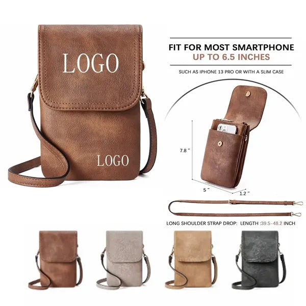 PU Leather Cell Phone Bag