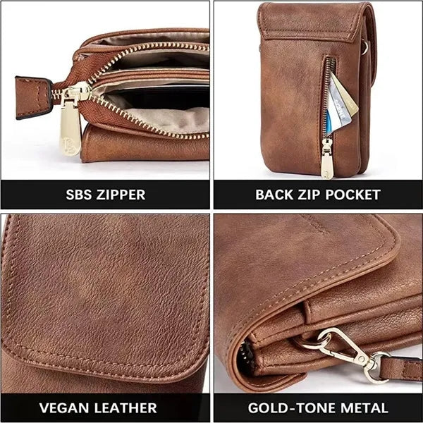 PU Leather Cell Phone Bag