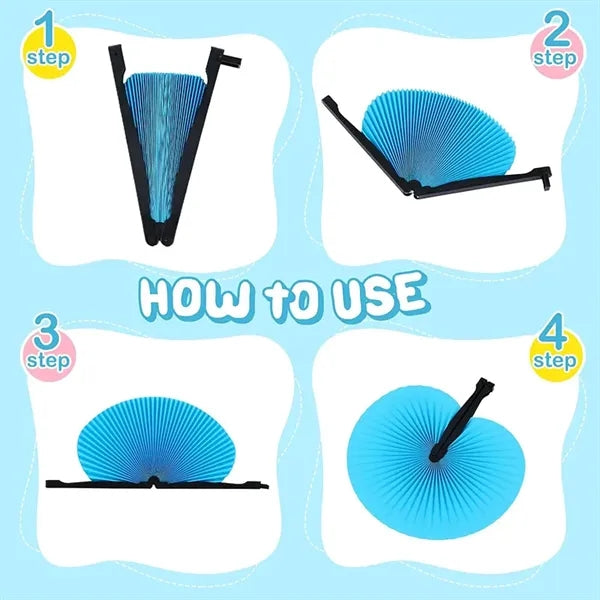 Colorful Folding Hand Fan