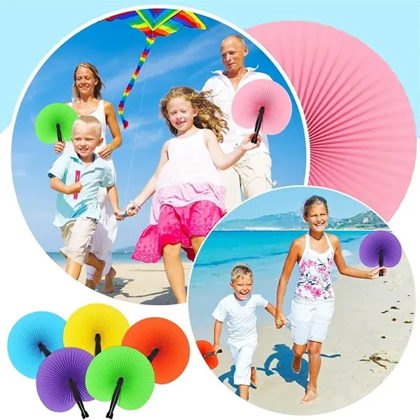 Colorful Folding Hand Fan