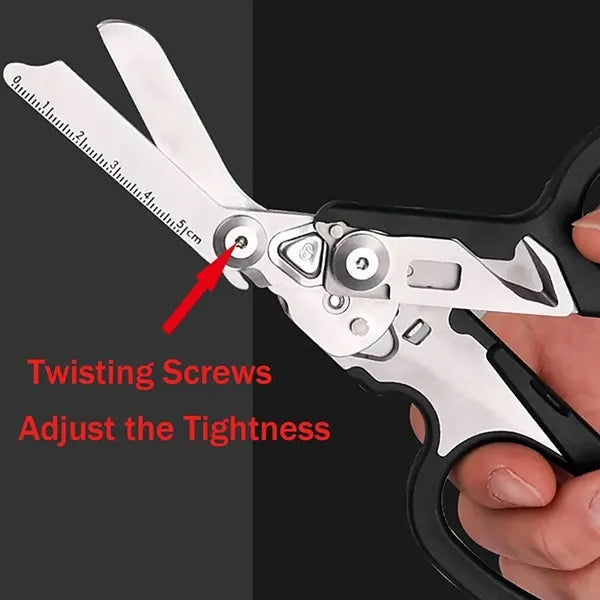 Stainless Steel Foldable Scissors Pliers