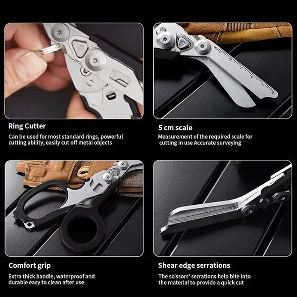 Stainless Steel Foldable Scissors Pliers