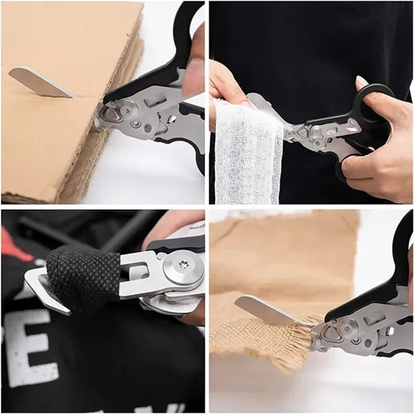 Stainless Steel Foldable Scissors Pliers