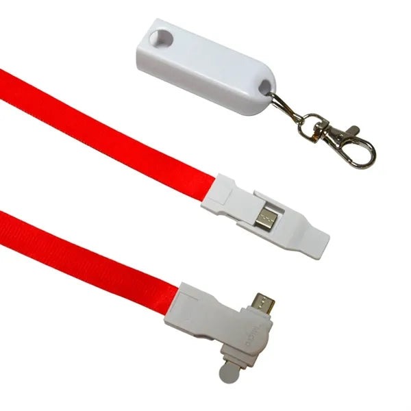 4 in 1 USB Lanyard Charging Cable