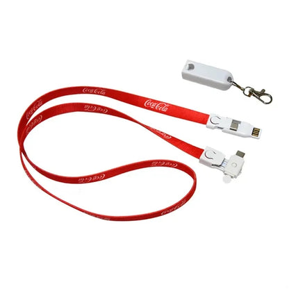 4 in 1 USB Lanyard Charging Cable