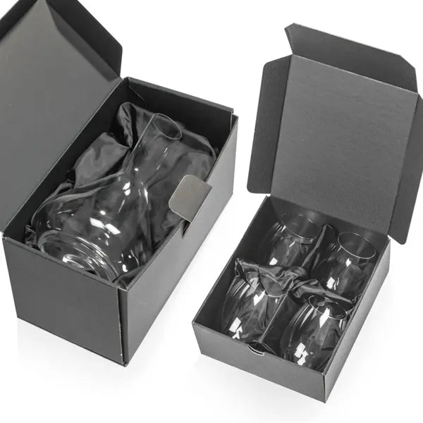Westwood Carafe & Crestview Stemless