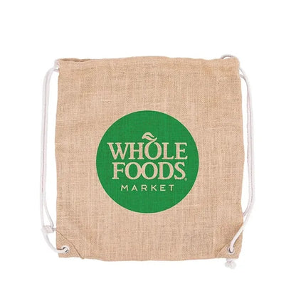 India Jute Drawstring Bag