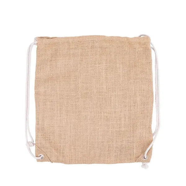 India Jute Drawstring Bag