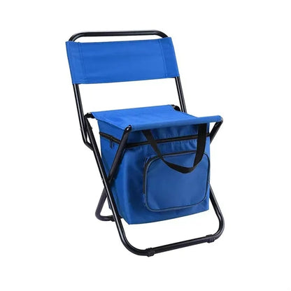 Fishing Chair with Cooler Bag - Foldable and Compact