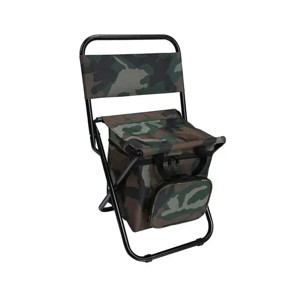 Fishing Chair with Cooler Bag - Foldable and Compact