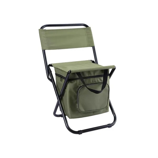 Fishing Chair with Cooler Bag - Foldable and Compact