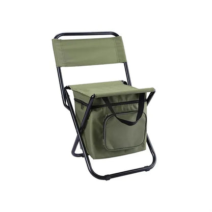 Fishing Chair with Cooler Bag - Foldable and Compact