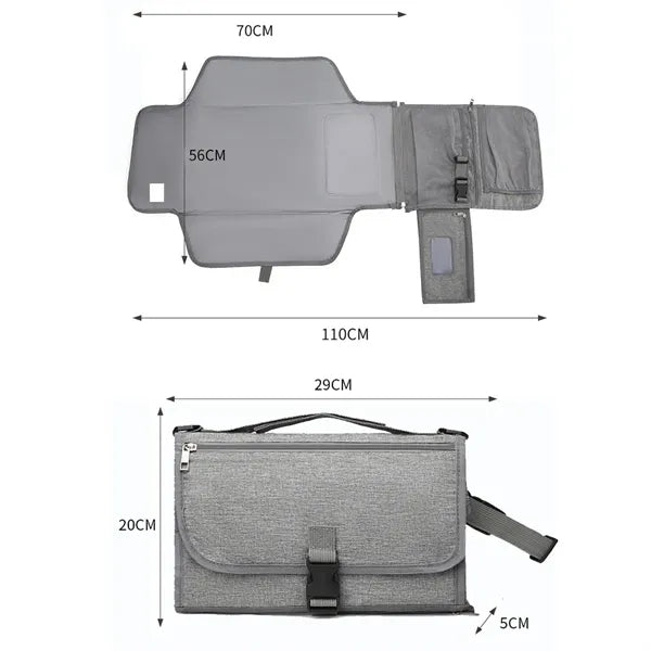 Portable Changing Pad For Baby With Easy Handy Strap