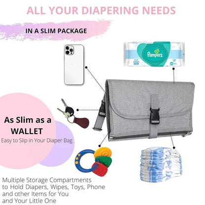 Portable Changing Pad For Baby With Easy Handy Strap