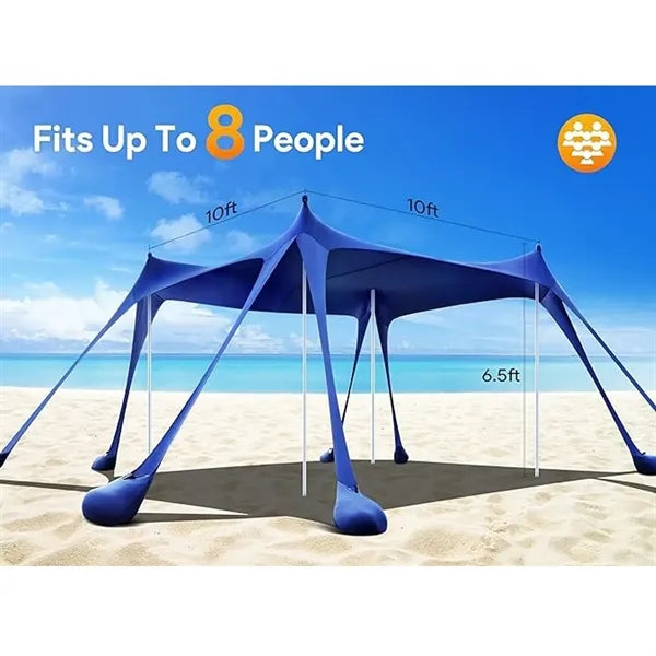 Beach Tent With 8 Sandbags
