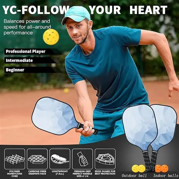 Pickleball Paddles Set Of 2