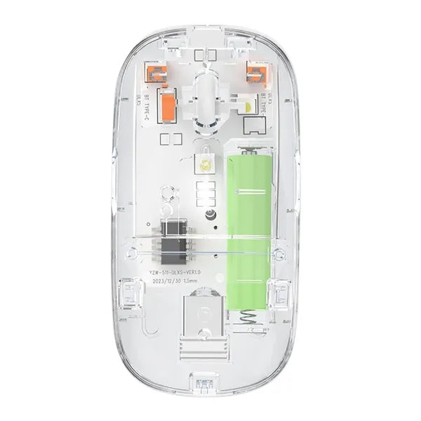 Rechargeable Transparent Computer Mouse Silent