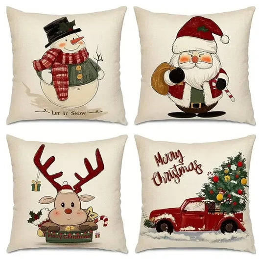 Customizable Holiday Pillow Covers