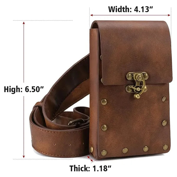 Vintage Leather Waist Bag