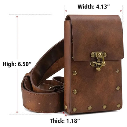 Vintage Leather Waist Bag