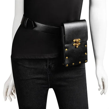 Vintage Leather Waist Bag