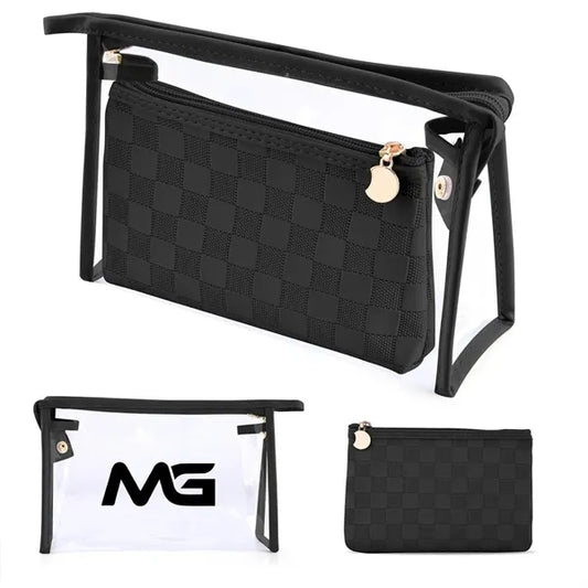 Double-Layer Makeup Bag