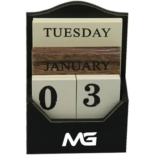 Wooden Desk Calendar