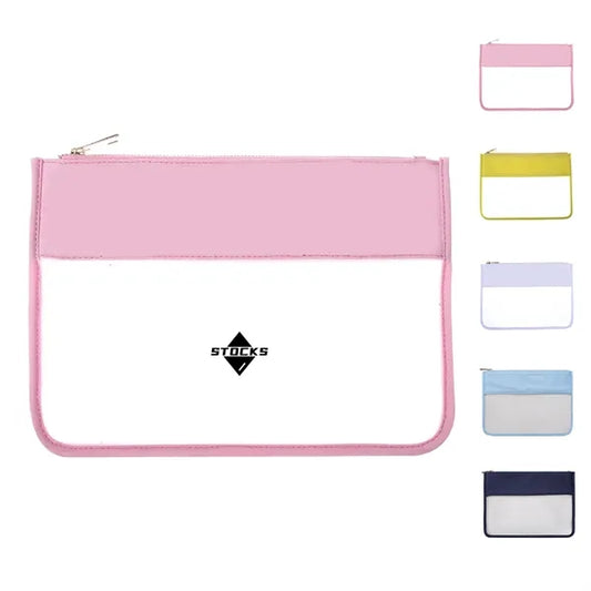 Branded Clear Makeup Waterproof Toiletry Cosmetic Bag