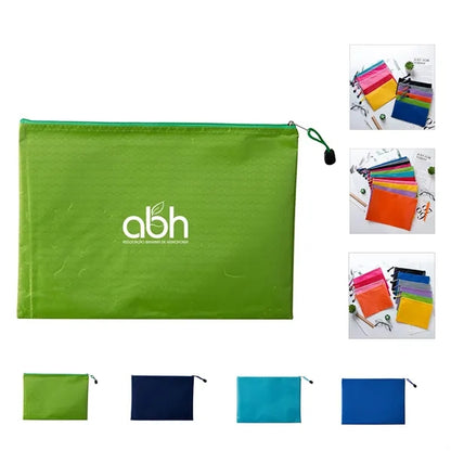 A5 Saves Effort Mesh Zipper Bags Storage Pockets