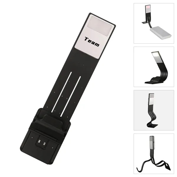 Built in USB Cable Clip on Reading Bookmark Light