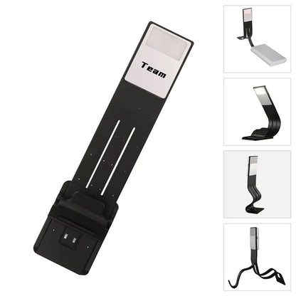 Built in USB Cable Clip on Reading Bookmark Light