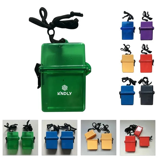Waterproof Hanging Ring Cigarette Business Card Case