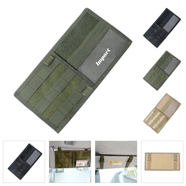 Tactical Car Sun Visor Organizer