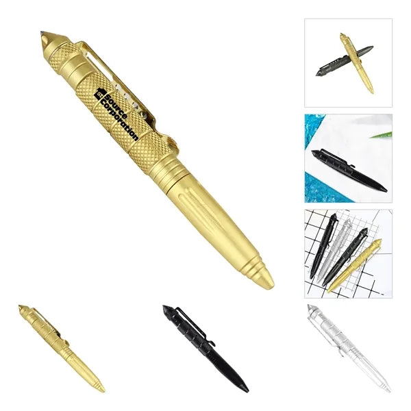 5 Pack Multifunctional Tungsten Steel Military Tactical Pen