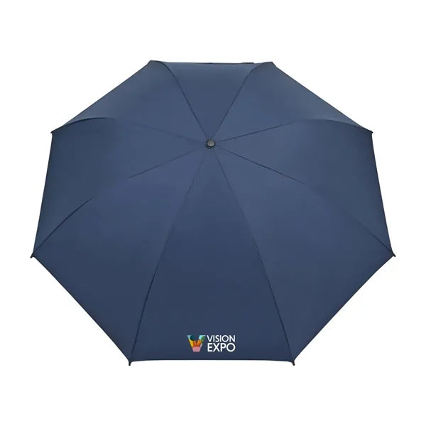 Elements 58" Recycled Auto Open Travel Folding Umbrella