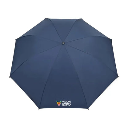 Elements 58" Recycled Auto Open Travel Folding Umbrella
