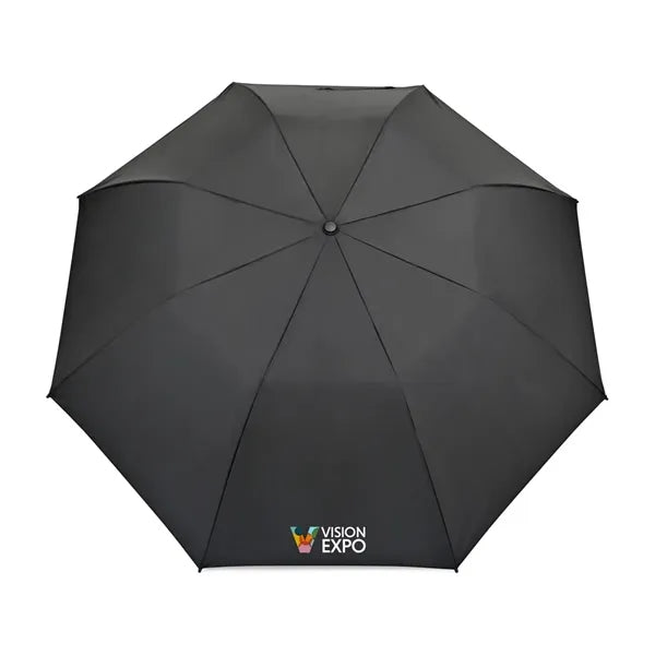 Elements 58" Recycled Auto Open Travel Folding Umbrella