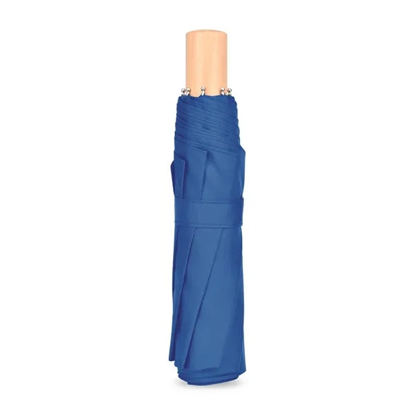 Elements 43" Recycled Manual Folding Umbrella