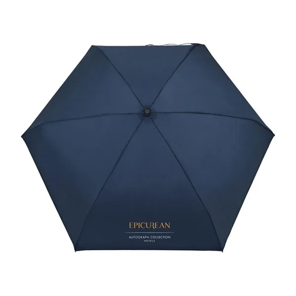 Elements 39" Recycled Manual Mini Folding Umbrella