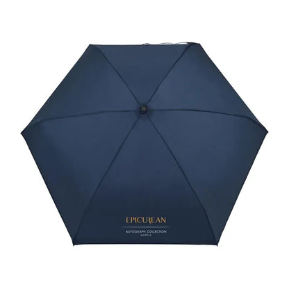 Elements 39" Recycled Manual Mini Folding Umbrella