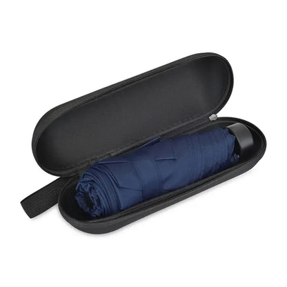 Elements 39" Recycled Manual Mini Folding Umbrella