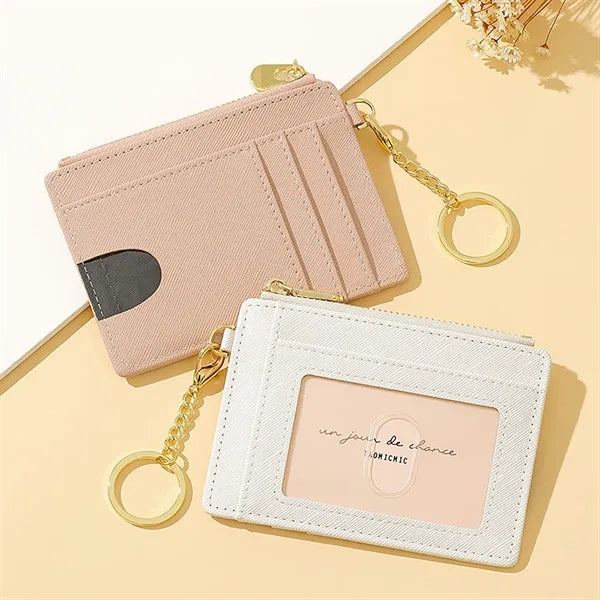 Unisex Keychain Wallet  Credit Card Holder