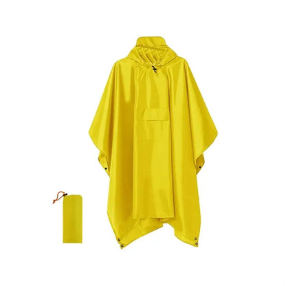 Waterproof Hooded Rain Poncho for Adults with Pocket