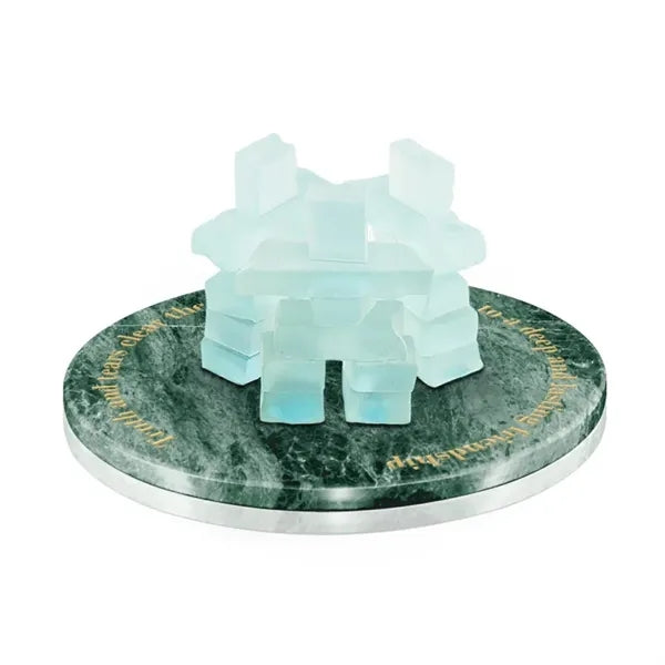 Friendship Ring Award - Marble with 3 Inukshuks