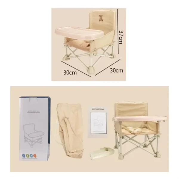 Foldable Floor Seat with Feeding Tray