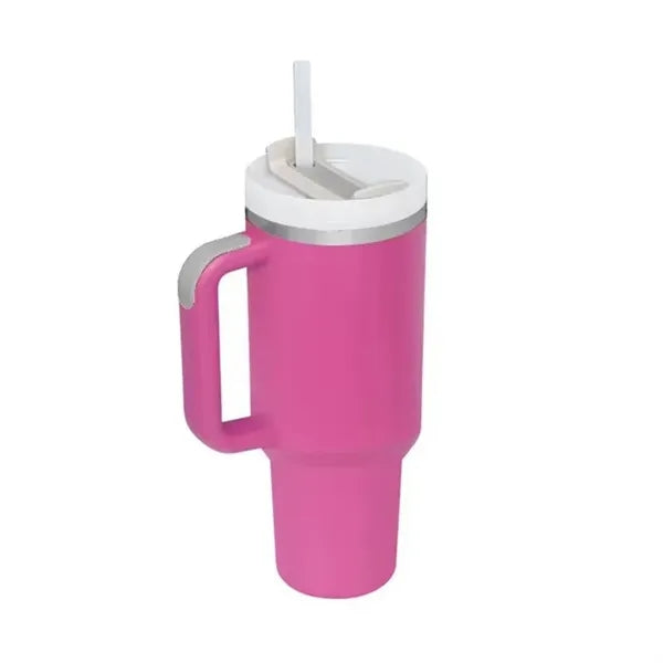 40Oz Stainless Steel Vacuum Insulated Tumbler with Lid Straw