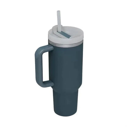 40Oz Stainless Steel Vacuum Insulated Tumbler with Lid Straw