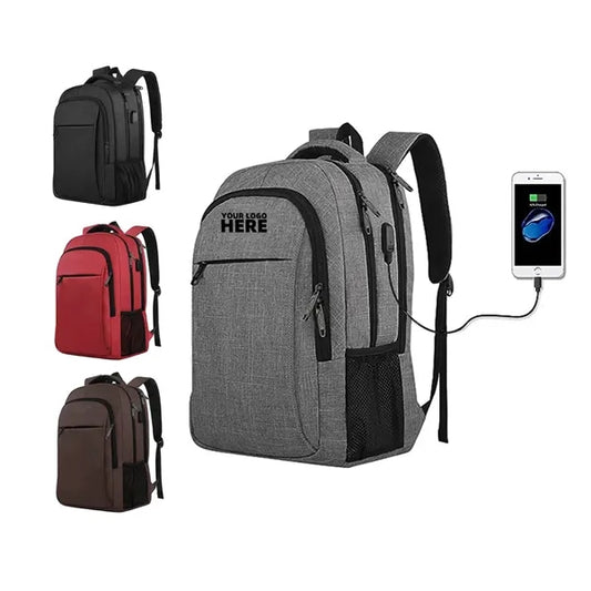 Laptops Backpack With USB Charging Port