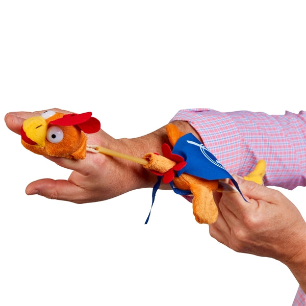 Flying Crowing Rooster Noisemaking Toy