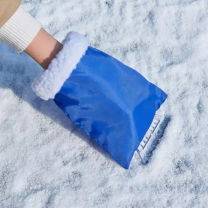 Car Window Ice Scraper With Gloves
